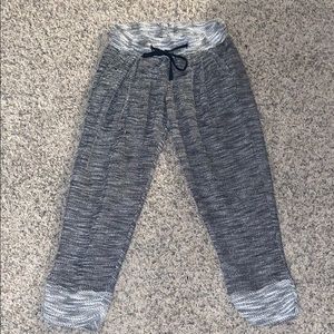 Gray Capri Joggers